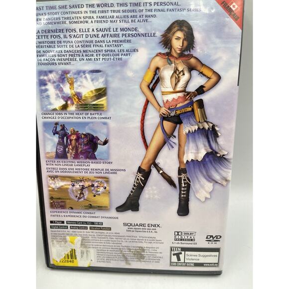 Final Fantasy X-2 (PlayStation 2, 2003) Complete in box - Picture 7 of 8